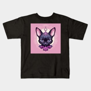 Cute Siamese Kitten Kids T-Shirt